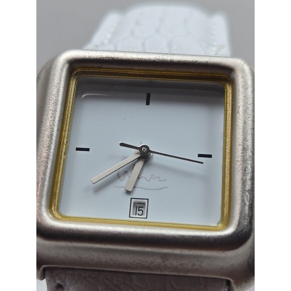 Womens Michael Graves  MG5017 Square Quartz Watch Date 100 Ft New Battery - Picture 4 of 12